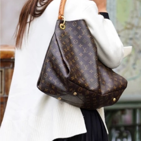 Louis Vuitton Brown Monogram Handbag - Discontinued Style - Picture 1 of 14